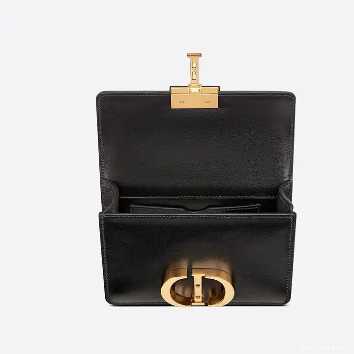 Cheap Bag Dior Calfskin Box Black Montaigne Micro 30 0529 Luxury